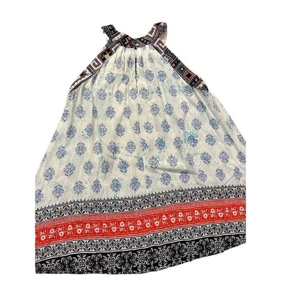 Umgee USA Swing Tank Tunic Brocade Neck And Straps Women's small - Picture 4 of 10